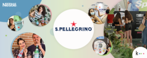 Marketing con influencers y sampling en maquinas para San Pellegrino